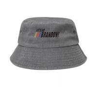 GZMQMOKD Baseball caps，America Lets Go Brandon Bucket Hat Beach Sun Fisherman Cap Fishing Baseball Caps，Girlfriend Gifts