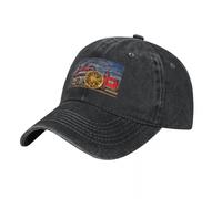 GZMQMOKD Baseball caps，Artistic Russell Steam Traction Engine Baseball Cap Party Hat Mountaineering Men Caps Women's，Girlfriend Gifts