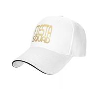 GZMQMOKD Baseball caps,Baseball Caps Fiesta Squad Cinco De Mayo Mexican Golden Fashion Casual Men Women Spring Hats,Girlfriend Gifts