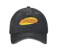 GZMQMOKD Baseball caps，Costanza Logo Baseball Cap New in The Hat Christmas Hat Men's Hats Women's，Girlfriend Gifts