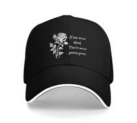 GZMQMOKD Baseball caps，If You Never Bleed You're Never Gonna Grow F Folklore Custom Baseball Caps for Mens Adult Male Beach Golf Hat Peaked Cap，Girlfriend Gifts