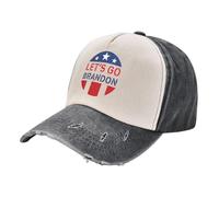 GZMQMOKD Baseball caps，New America Lets Go Brandon Baseball Cap Dad Hat Snapback Trucker Cap Professional Cap，Girlfriend Gifts