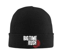 GZMQMOKD Men's Autumn and Winter Warm hat，Big Time Rush Reunion Accessories Winter Warm Beanie Hat for Men Women Skullies Knitted Caps Bonnet Hats
