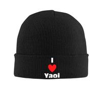 GZMQMOKD Men's Autumn and Winter Warm hat,I Heart Love Yaoi Beanie Hat for Unisex Winter Knitting Hat Cap