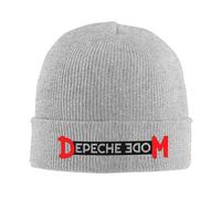 GZMQMOKD Men's Autumn and Winter Warm hat，Women Men Rib Knit Cuffed Beanie Depeches Modes Get The Balance Wrong Band Winter Warm Knitting Cap Bonnet Hats