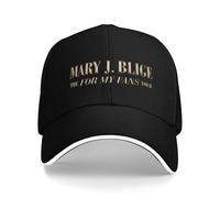 GZMQMOKD Men's Baseball Cap Baseball Caps Mary j Blige for My Fans Tour Merch for Unisex Golf Cap Retro Snapback Hat Adjustable Fit Gift