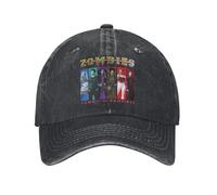 GZMQMOKD Men's Baseball Cap Descendants Zombies Worlds Collide Tour Baseball Cap Casual Distressed Denim The Rise of Red Group Snapback Hat Unisex Outdoor Gift