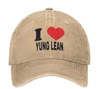 GZMQMOKD Men's Baseball Cap I Love Yung Lean Baseball Cap Swedish Rapper Outdoor Sport Breathable Hip Hop Hats Couple Women Casual Designer Baseball Caps Gift