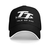 GZMQMOKD Men's Baseball Cap Isle of Man TT Races Motorcycle Print Baseball Cap Vintage Sandwich Bucket Caps Unisex Adjustable Snapback Cap Dad Hat Golf Hats Gift