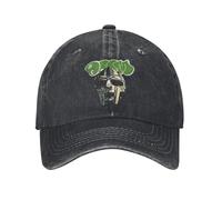 GZMQMOKD Men's Baseball Cap Madvillain Mf Doom Baseball Caps Fashion Denim Washed Snapback Cap Unisex Outdoor Running Golf Adjustable Fit Caps Hat Gift