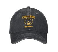 GZMQMOKD Men's Baseball Cap The College Dropout Rap Baseball Caps Casual Distressed Denim Sun Cap Men Women Outdoor Running Golf Gift Hats Cap Gift