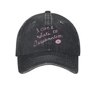 GZMQMOKD Men's Baseball Cap Unisex I Can't Relate to Desperation Cap Wear Baseball Cap Fashion Sabrina Carpenter Trucker Hats Adjustable Gift