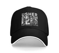 GZMQMOKD Men's Baseball Cap Usher 2024 Past Present Future Tour Trendy Baseball Caps Quality Unisex Hats Gift