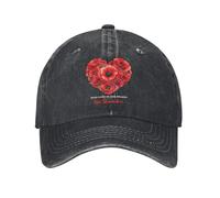 GZMQMOKD Men's Baseball Cap Washed Baseball Cap We Remember Memorial Day Summer Trucker Hat for Couple Women Veteran Army Military Casual Hiking Sun Cap Gift