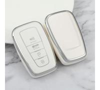 GZNBB 2/3/4 Buttons Shell Fob Holder, for Toyota Rav 4 Corolla Camry Prius Avalon Hybrid Highlander TPU Car Key Cover Case Keychain