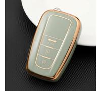 GZNBB 2/3/4 Buttons TPU Shell Fob Car Key Case Cover, for Toyota CHR Camry Corolla RAV4 Highlander C-HR Prius Land Cruiser Prado