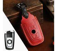 GZNBB 2 3 Buttons Leather Car Key Case Cover Set, for BMW 520 F10 F30 F18 118i 320i 1 3 5 7 Series X3 F25 X4 M3 M5