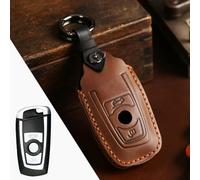 GZNBB 2 3 Buttons Leather Car Key Case Cover Set, for BMW 520 F10 F30 F18 118i 320i 1 3 5 7 Series X3 F25 X4 M3 M5