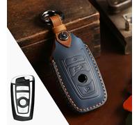 GZNBB 2 3 Buttons Leather Car Key Case Cover Set, for BMW 520 F10 F30 F18 118i 320i 1 3 5 7 Series X3 F25 X4 M3 M5