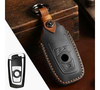 GZNBB 2 3 Buttons Leather Car Key Case Cover Set, for BMW 520 F10 F30 F18 118i 320i 1 3 5 7 Series X3 F25 X4 M3 M5