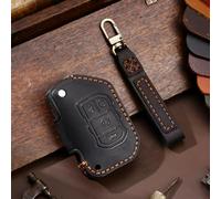 GZNBB 2/4 Bottons Leather Car Key Case Fob Protection Cover, for Jeep Gladiator JT Jeep Wrangler JL U 2018 2019 2020 2021