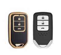 GZNBB 3 BTNSTPU Car Flip Key Case Cover Shell, for Honda Civic Accord City Odyssey CR-V XR-V HR-V Vezel Jade Jazz Crider
