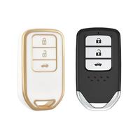 GZNBB 3 BTNSTPU Car Flip Key Case Cover Shell, for Honda Civic Accord City Odyssey CR-V XR-V HR-V Vezel Jade Jazz Crider
