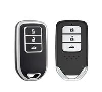 GZNBB 3 BTNSTPU Car Flip Key Case Cover Shell, for Honda Civic Accord City Odyssey CR-V XR-V HR-V Vezel Jade Jazz Crider