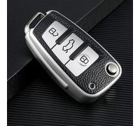 GZNBB 3 Buttons Folding TPU Car Key Cases, for Audi A1 A3 A6 Q2 Q3 Q7 TT TTS R8 S3 S6 RS3 RS6 Key Protector Cover