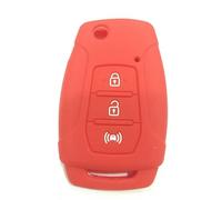 GZNBB 3 buttons silicone car key cover case, for Ssangyong Tivoli 2020 Rexton Korando C