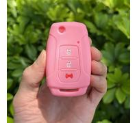 GZNBB 3 buttons silicone car key cover case, for Ssangyong Tivoli 2020 Rexton Korando C