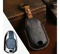 GZNBB 4 5 Bottons Leatehr Car Key Case Cover Keychain, for GAC Trumpchi M8 Gm8 Empow J11 J12 J13 J14 J15 J16 GS8 2021-2023