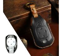 GZNBB 4 5 Bottons Leatehr Car Key Case Cover Keychain, for GAC Trumpchi M8 Gm8 Empow J11 J12 J13 J14 J15 J16 GS8 2021-2023