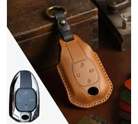 GZNBB 4 5 Bottons Leatehr Car Key Case Cover Keychain, for GAC Trumpchi M8 Gm8 Empow J11 J12 J13 J14 J15 J16 GS8 2021-2023