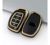 GZNBB 4 Button Key Case, for Hyundai Ix35 Ix45 I10 I30 I40 Tucson Santa Fe Rena Sonata Elantra Creta TPU Car Key Cover Keychain