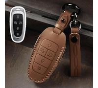 GZNBB 4 Buttons Car Key Holder Case Cover, for Hyundai Tucson Solaris Sonata Hybrid NEXO NX4 Santafe Dn8 2020 2021 2022