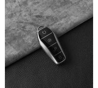 GZNBB 4 Buttons TPU Car Key Case Cover Shell, for BYD Qin Plusdmi Atto 3 Han EV Dolphin Seal u dm i Keychain Accessories