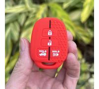 GZNBB 4button Silicone Car Key Cover Keychain, for Toyota Camry Corolla RAV4 Vios Prius C Highlander 2012-2018