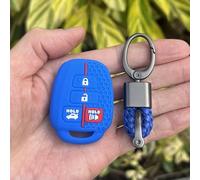 GZNBB 4button Silicone Car Key Cover Keychain, for Toyota Camry Corolla RAV4 Vios Prius C Highlander 2012-2018