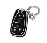 GZNBB 5 Buttons car key case cover keychain, for Chevy 2017-2019 Malibu Camaro Cruze Traverse Sonic Volt Bolt Equinox