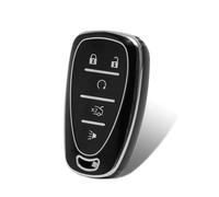 GZNBB 5 Buttons TPU Car Key Case Cover Fob, for Chevy Malibu Camaro Cruze Traverse Sonic Volt Bolt Equinox Protecto 2017-2019