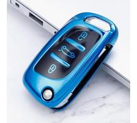 GZNBB Car Folding Key Case Cover Bag Keychain, for Citroen C2 C3 C4 C5 C6 C8 DS4 for Peugeot 107 207 306 307 407 308 607 Protector