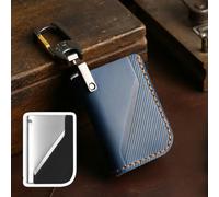 GZNBB Car Key Case Cover Protector Leather Shell Holder Fob Bag Set, for LYNK CO 05 09 01 06
