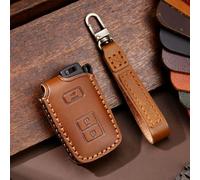 GZNBB Car Key Case Cover Real Leather Fob Protector, for Toyota Camry Yaris