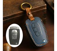 GZNBB Car Key Case, for SsangYong Kyron 2 Sanka Actyon Korando Tivoli Folding keyring holder set Leather Protector Cover skin