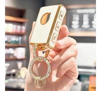 GZNBB Car Key Fob Cover with Keyring,Soft Full Protection Key Case shell, for Volvo XC40 XC60 S90 XC90 V90 T5 T6 T8