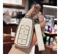 GZNBB Car Key Fob Cover with PU Leather Lanyard Keychain, for Chery for Tiggo 8 PLUS 8 Pro 7 Pro for Arrizo 5 PLUS 2021
