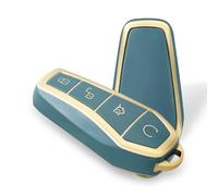 GZNBB for BYD Tang Qin Plus Song Pro DMI Atto 3 Han EV Dolphin E2, Soft TPU Car Key Case Protector Cover Car Accessories