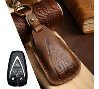 GZNBB for Changan Unit CS75 Plus X7 Cs55 Cs75plus, Keyring Holder Shell Fob Protector Keychain Accessories Leather Car Key Case Cover