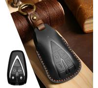 GZNBB for Changan Unit CS75 Plus X7 Cs55 Cs75plus, Keyring Holder Shell Fob Protector Keychain Accessories Leather Car Key Case Cover